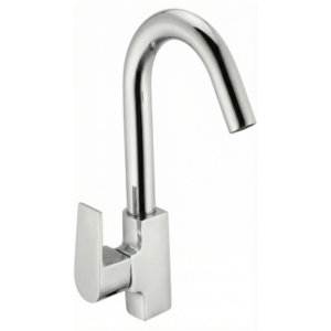 Pillar Cock Swan Neck SS304 with Swinging Spout