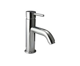 Single Lever Basin Mixer with 450mm Long Braided Hoses