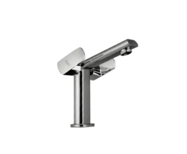 Center Hole Basin Mixer with 600mm Braided Connectors